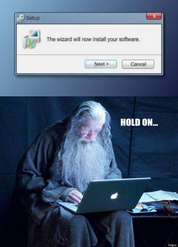 install new software wizard